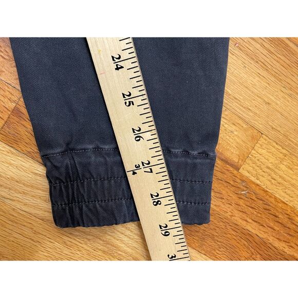 Spanx Women's M Gray Pant Twill Jogger Skinny Leg Slash Pockets Stretch Casual - Picture 8 of 8